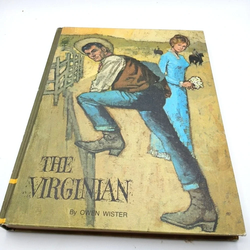 The Virginian Owen‎ Wister 1968 VTG Hardcover Vintage VG